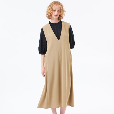 ※お値下げ可L'or I-line Jumper skirt ジャンパースカート CRANWELL JUMPER SKIRT（クランウェルジャンパー