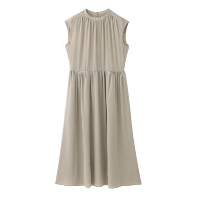 ＜MACKINTOSH PHILOSOPHY (Women)＞スタンドカラーギャザーワンピース