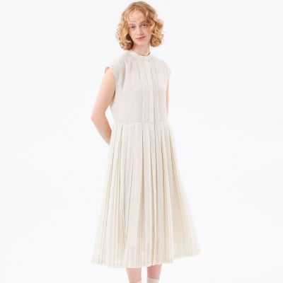 Mackintosh 【SALE】MACKINTOSH PHILOSOPHY (Women)/マッキントッシュ フィロソフィー【WEB & 一部店舗限定】【WILLINGHAM DRESS】トリプルドットプリーツ 03オフホワイト ワンピース・ドレス【三越伊勢丹