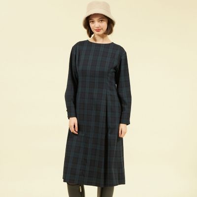 ＜MACKINTOSH PHILOSOPHY (Women)＞フレアチェックワンピース