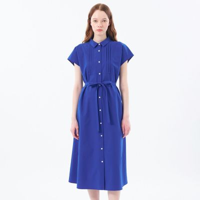 【近年 極美品】マッキントッシュフィロソフィー　シャツワンピース　洗える　マキシ レインシャツワンピース | MACKINTOSH PHILOSOPHY (Women