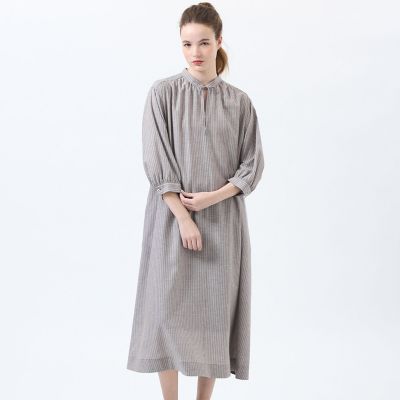 リネンミックスサックドレス | MACKINTOSH PHILOSOPHY (Women