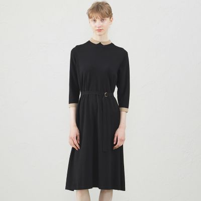 ＜MACKINTOSH PHILOSOPHY (Women)＞Ｃｌｅｒｉｃ　Ｃｏｌｌａｒ　Ｋｎｉｔ　ワンピース