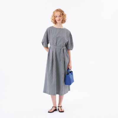 WEB＆一部店舗限定】パフスリーブサッカーワンピース | MACKINTOSH