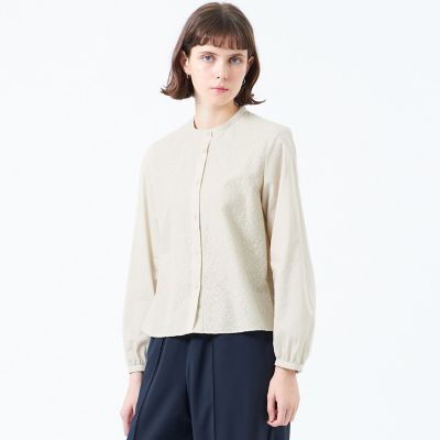 ＜MACKINTOSH PHILOSOPHY (Women)＞レースコンビシャツブラウス