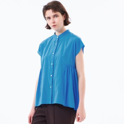 Mackintosh 【SALE】MACKINTOSH PHILOSOPHY (Women)/マッキントッシュ フィロソフィー サイドギャザーブラウス 25ブルー トップス【三越伊勢丹/公式】