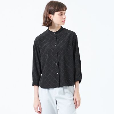 ＜MACKINTOSH PHILOSOPHY (Women)＞レタリングジオメトリープリントブラウス