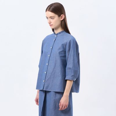 ハケメコットンリネンフリルカラーブラウス | MACKINTOSH PHILOSOPHY