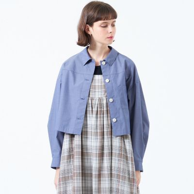 ＜MACKINTOSH PHILOSOPHY (Women)＞クロップドシャツブルゾン