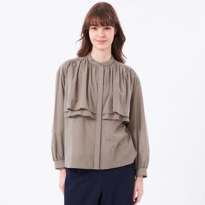 ＜MACKINTOSH PHILOSOPHY (Women)＞ボイルローンラッフルブラウス