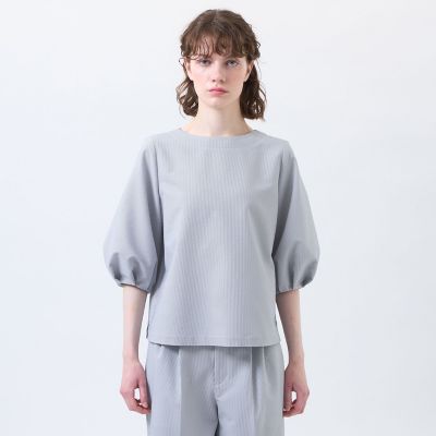 MACKINTOSH PHILOSOPHY マッキントッシュフィロソフィー パフスリーブブラウス サイズ36 サッカー素材 2024SS   イエロー レディース / 243001002477 MACKINTOSH PHILOSOPHY - MACKINTOSH PHILOSOPHY マッキントッシュ