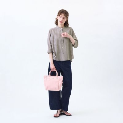 リネンミックスバンドカラーブラウス | MACKINTOSH PHILOSOPHY (Women