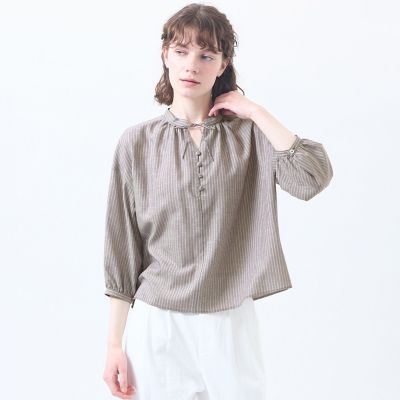 リネンミックススキッパーブラウス | MACKINTOSH PHILOSOPHY (Women
