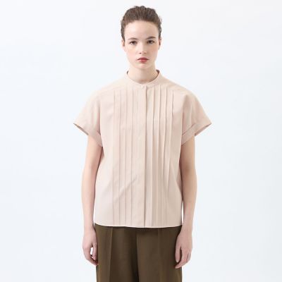 クラシカルピンタックブラウス foufou 伊勢丹コラボ ブラウス ウールライクトロピンタックブラウス | MACKINTOSH PHILOSOPHY (Women