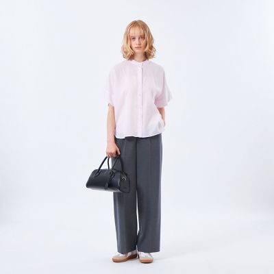リネンミックスバンドカラーシャツ | MACKINTOSH PHILOSOPHY (Women