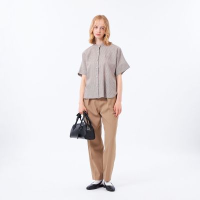 リネンミックスバンドカラーシャツ | MACKINTOSH PHILOSOPHY (Women
