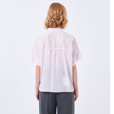 リネンミックスバンドカラーシャツ | MACKINTOSH PHILOSOPHY (Women