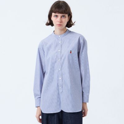 ＜MACKINTOSH PHILOSOPHY (Women)＞バッキンガムベア　バンドカラーシャツ