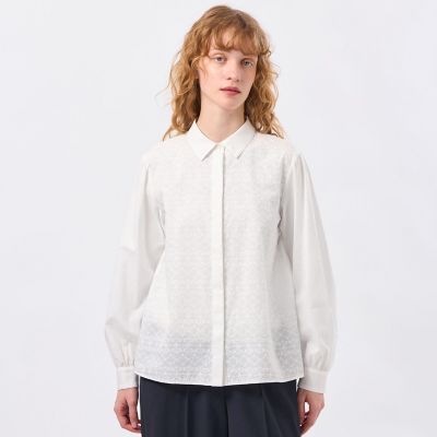 ＜MACKINTOSH PHILOSOPHY (Women)＞エンブロイダリーレースシャツ