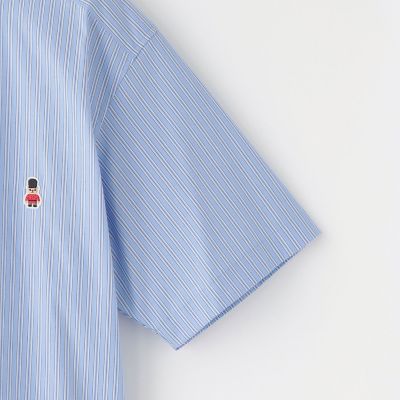 WEB＆一部店舗限定】バッキンガムベア バンドカラー半袖シャツ