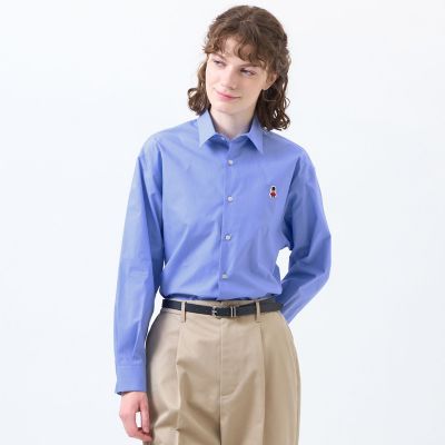 ＜MACKINTOSH PHILOSOPHY (Women)＞【ＷＥＢ＆一部店舗限定】バッキンガムベア　ワッペンレギュラーカラーシャツ