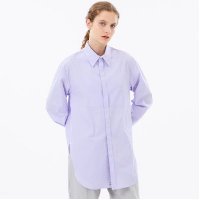 フレンチリネン スタンドカラーシャツ | GALERIE VIE (Women