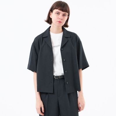 Mackintosh 【SALE】MACKINTOSH PHILOSOPHY (Women)/マッキントッシュ フィロソフィー【WEB & 一部店舗限定】ドライタッチオックスシャツ 29ネイビー トップス【三越伊勢丹/公式】