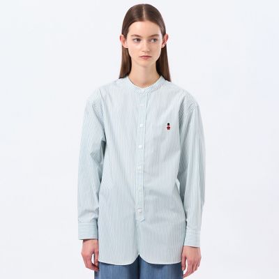 ＜MACKINTOSH PHILOSOPHY (Women)＞バッキンガムベア　バンドカラーシャツ