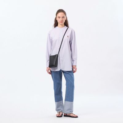 [超美品]マッキントッシュフィロソフィー バッキンガムベアバンドカラーシャツ バッキンガムベア バンドカラーシャツ | MACKINTOSH PHILOSOPHY (Women
