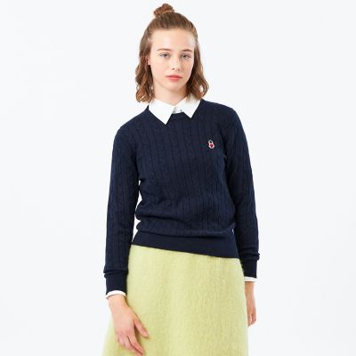 ＜MACKINTOSH PHILOSOPHY (Women)＞バッキンガムベア　ケーブルニット