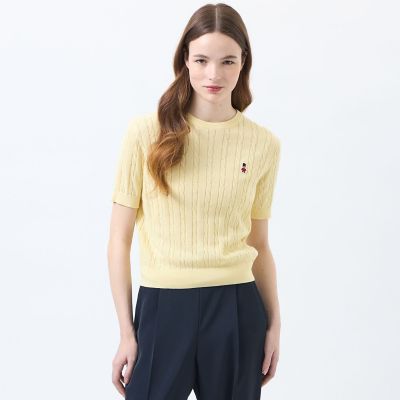 ＜MACKINTOSH PHILOSOPHY (Women)＞バッキンガムベア　ケーブルサマーニット