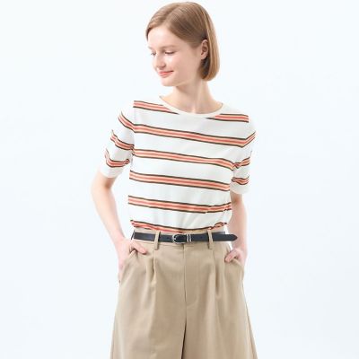 ＜MACKINTOSH PHILOSOPHY (Women)＞マルチボーダーニット