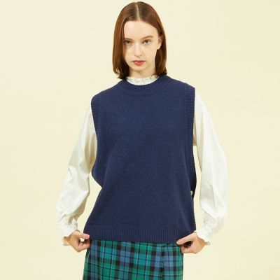 ＜MACKINTOSH PHILOSOPHY (Women)＞サイドボタンニットベスト