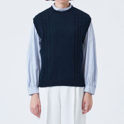 ケーブルベスト | MACKINTOSH PHILOSOPHY (Women)/マッキントッシュ