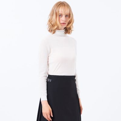Mackintosh MACKINTOSH PHILOSOPHY (Women)/マッキントッシュ フィロソフィー ハイゲージシアータートルニット 02ホワイト トップス【三越伊勢丹/公式】