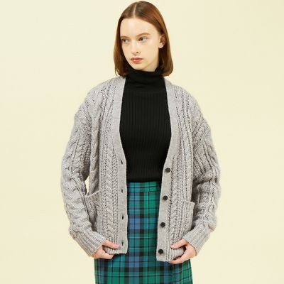 ＜MACKINTOSH PHILOSOPHY (Women)＞アランニットカーディガン