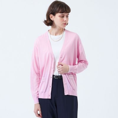 トリミングカラーVネックカーディガン | MACKINTOSH PHILOSOPHY