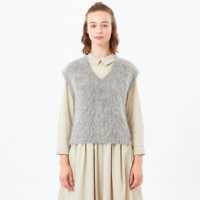 アルパカシャギーニットベスト | MACKINTOSH PHILOSOPHY (Women