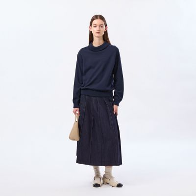 バイカラーロールニット | MACKINTOSH PHILOSOPHY (Women