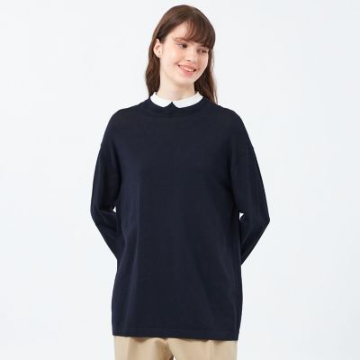 ＜MACKINTOSH PHILOSOPHY (Women)＞【２５年秋冬モデル】Ｃｌｅｒｉｃ　Ｃｏｌｌａｒ　Ｋｎｉｔ　ワイドフィット