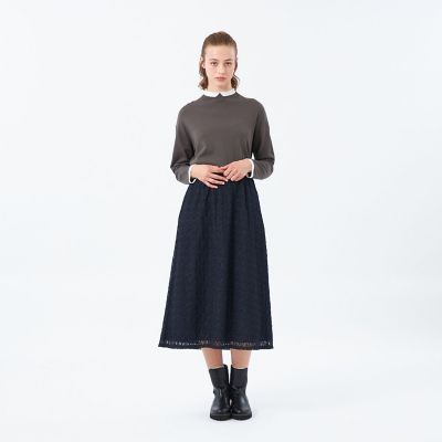 25年秋冬モデル】Cleric Collar Knit ワイド