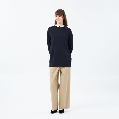 25年秋冬モデル】Cleric Collar Knit ワイド