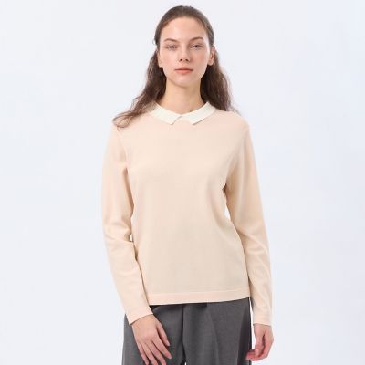 Bicolor Knit Polo（バイカラーニットポロ）】ロング