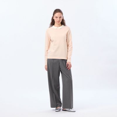Bicolor Knit Polo（バイカラーニットポロ）】ロング