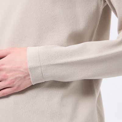Bicolor Knit Polo（バイカラーニットポロ）】ロング
