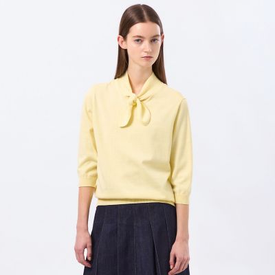 ＜MACKINTOSH PHILOSOPHY (Women)＞リボンタイニット