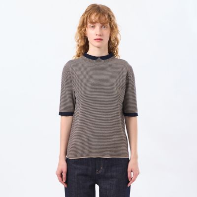 Cleric Collar Knit ハーフスリーブ | MACKINTOSH