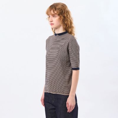 Cleric Collar Knit ハーフスリーブ | MACKINTOSH