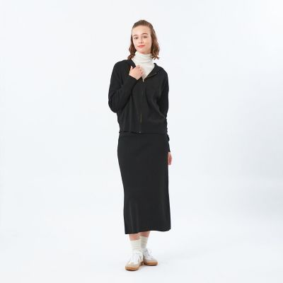 マッキントッシュフィロソフィー キルティング ニット切替 パーカー 紺 38 WEB＆一部店舗限定】ニットパーカー | MACKINTOSH PHILOSOPHY