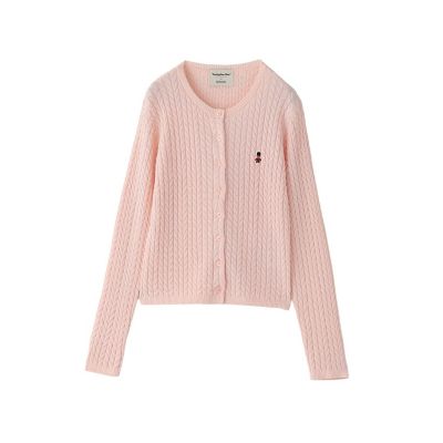 WEB＆一部店舗限定】バッキンガムベア ケーブルニットカーディガン